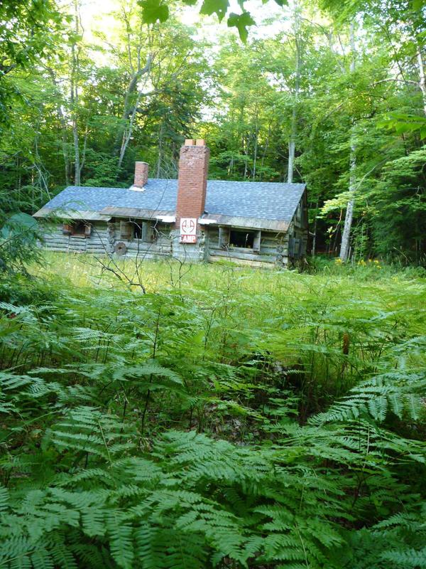 Cabin as seen from the creek.