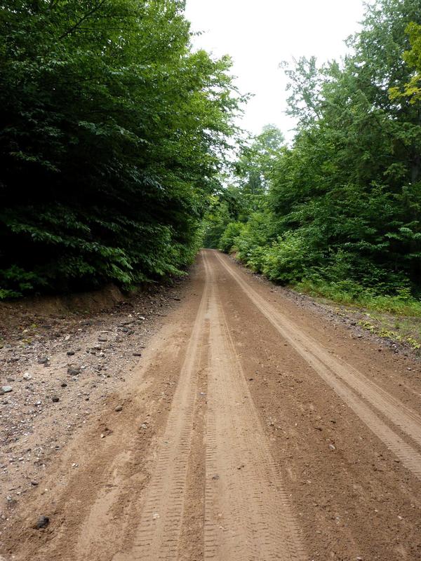 Hill on Old Seney (skied in the winter).