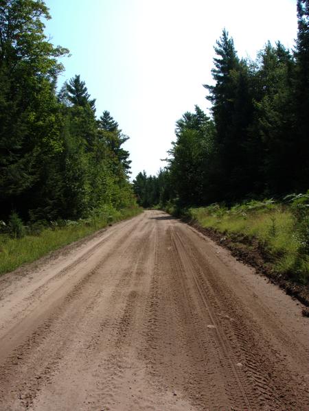 McCloud Grade on a lovely day. (Looking towards the Lucky Buck.)