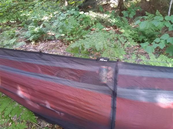 Jon in his hammock for a nap during the day.