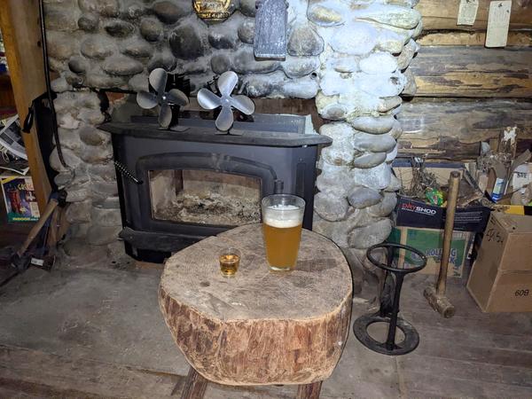 Traditional shot of Krupnik.