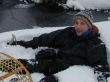 Me sitting near the creek (close up)