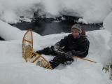 Me sitting near the creek