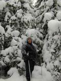 Jon near a pine tree