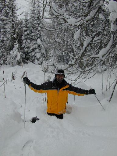 Matt in the snow.