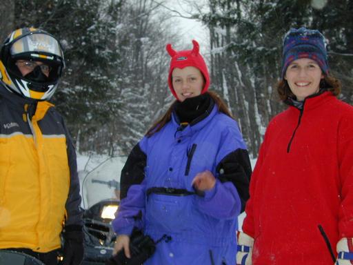 Close up of Matt, Vittoria, and Amelia.