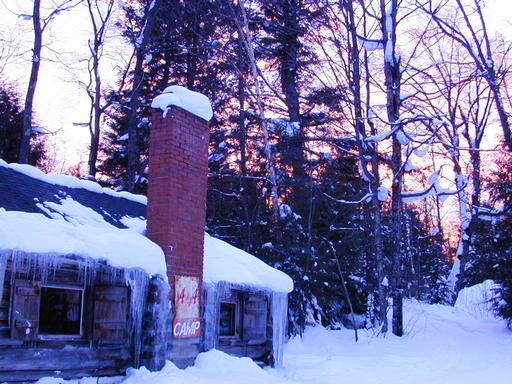 Sunset at the cabin.