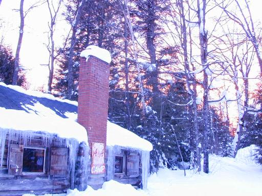 Sunset at the cabin.