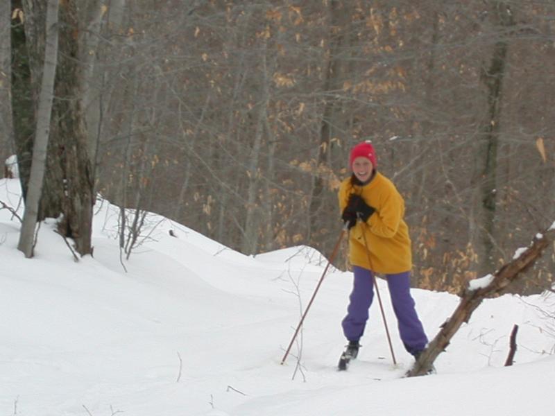 Vittoria skiing.