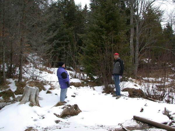 Jon and Bill on our hike.