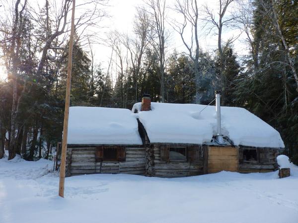 Sun rising at the Cabin.