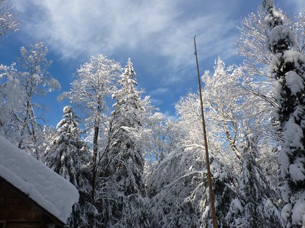 Blue sky on our final day.