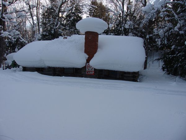 The Cabin after a day of use.