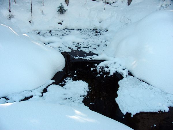 More water along McCloud Grade.