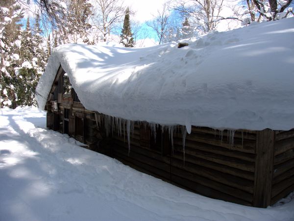 Front door of the Cabin.