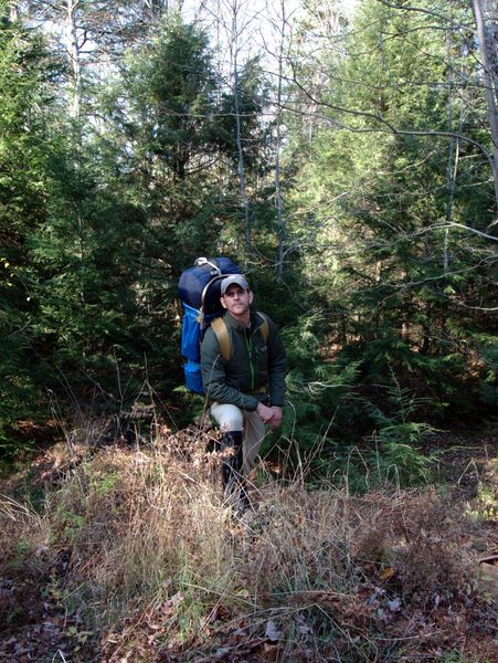 Ready for a hike.