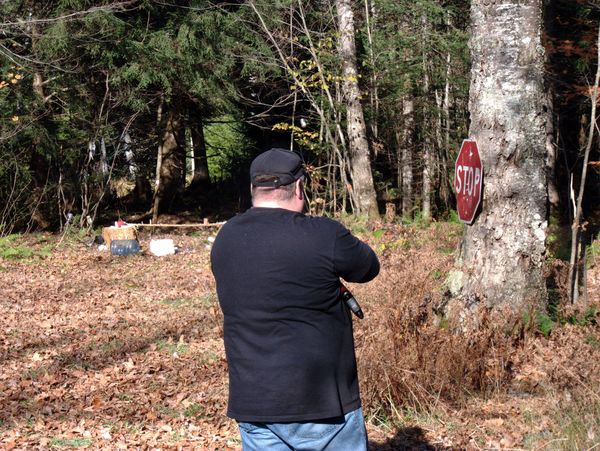 Jon getting ready to shoot.