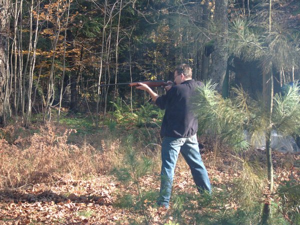 Me shooting a .410.