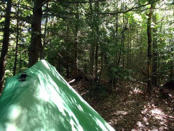 View over my tent in Camp A&A height.