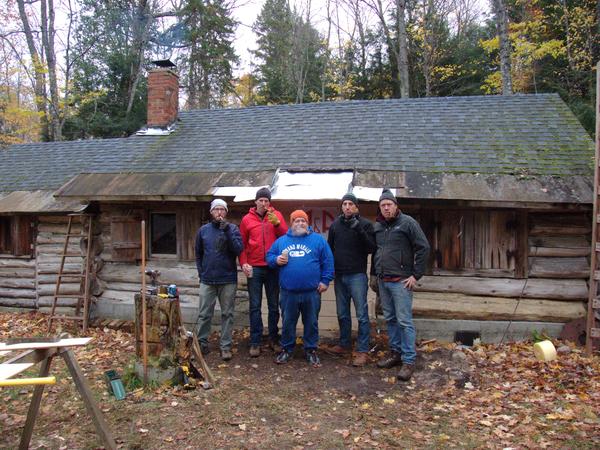 The crew smoking the old pipes from Cabin.