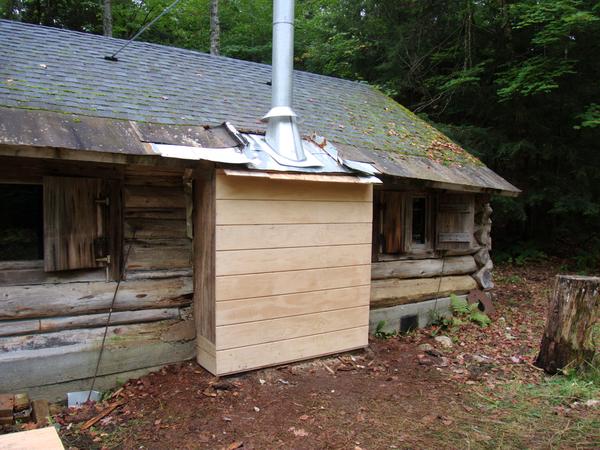 Box for the new smoke stack completed.