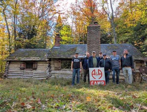 Andy, Jim, Craig, Arthur, Jon, Ed, and Bill: the Gentlemen at the Cabin.