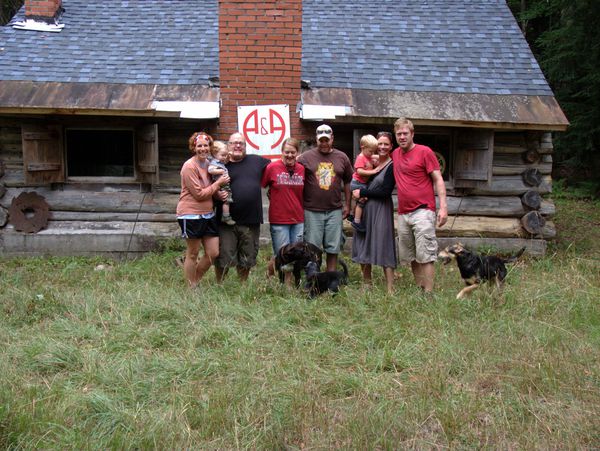 The group at the Cabin.