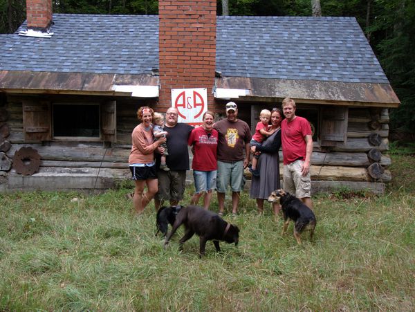 The group at the Cabin.