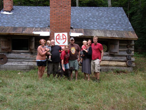 The group at the Cabin.