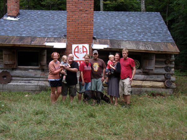 The group at the Cabin.