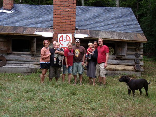 The group at the Cabin.