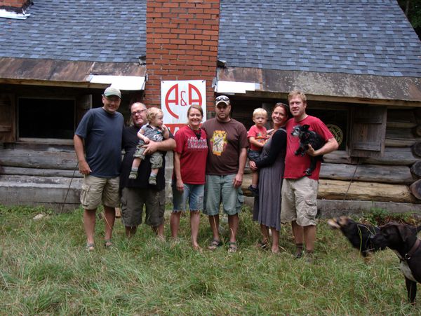 The group at the Cabin.