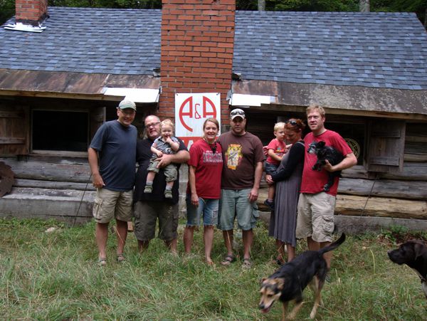 The group at the Cabin.