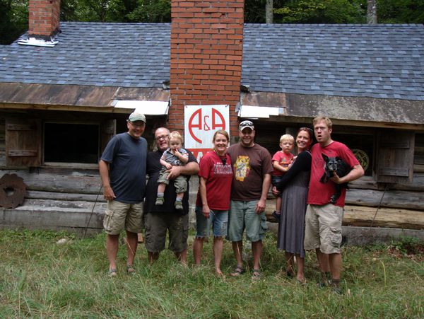 The group at the Cabin.