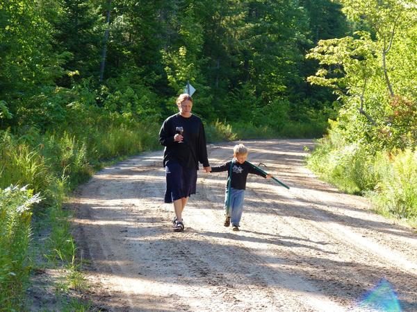 Vittoria and Frankie on McCloud Grade.