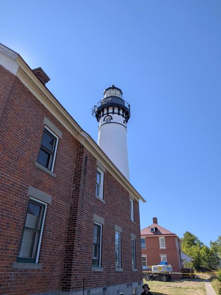 Au Sable Light Station in Pictured Rocks.