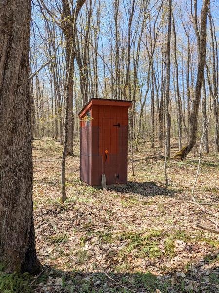 Outhouse at Dave's Place.