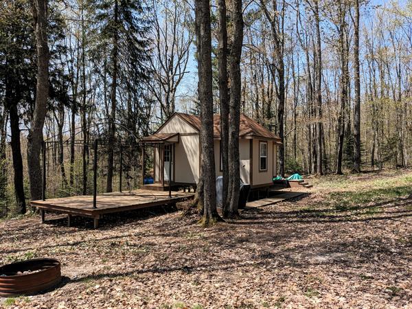 An unnamed camp off of Old Seney.