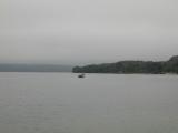 The ferry coming
	  over to the island.