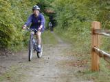 Vittoria and
	  Amelia biking.